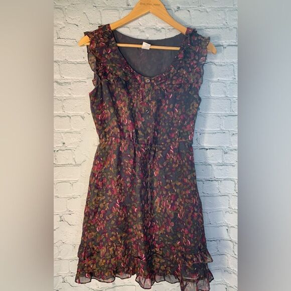 J.Crew ruffle silk dress. Size 2 - Picture 1 of 4
